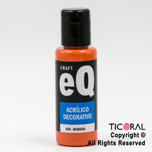 ACRIL.DECOR.EQ 600 NARANJA 50ML X 1